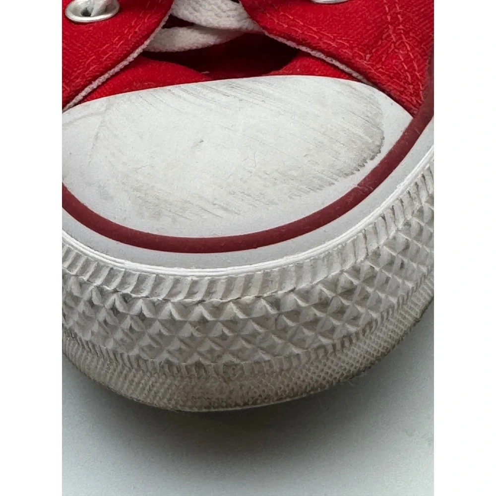 Converse All Star Low Top Red Canvas Sneakers 168958C Mens 11‎ Wos 13
